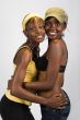 African girls couple