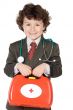 Adorable future doctor