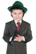 adorable boy dressed gangster