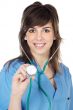Attractive lady doctor
