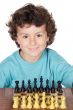 boy playing the chess