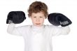 boy with boxing gloves