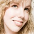 Portrait of a beautifull curly blond