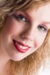 Portrait of a beautifull curly blond