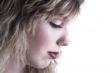 Portrait of a beautifull curly blond