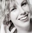 Portrait of a beautifull curly blond