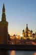 Night red square