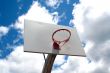 Basketball hoop against sky