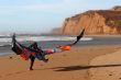 Kite surfer on the beach