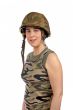 Beautiful soldier girl portrait