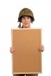 Holding the corkboard