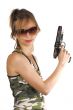 Armed girl