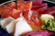 Plate of sashimi