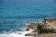Fishman on the rocks, crete