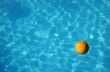 Waterpolo ball in pool (2)