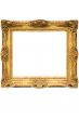 Gold Plated Wooden Picture Frame w/ Path - Cubic