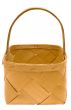 Cubic Wooden Basket w/ Path - Top Front View
