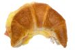 Ham and Cheese Croissant w/ Path - Top View