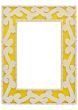 Ornamented Yellow Picture Frame w/ Path