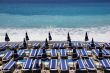 loungers on the beach