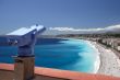 Telescope over Nice beach