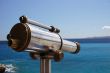 Old telescope overlooking the Med