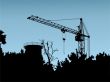 The elevating crane