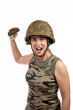 Holding a hand grenade