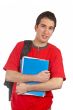 Young student with books