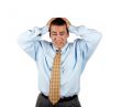 Stressed businessman