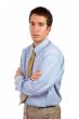 Serious businessman