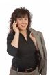 Businesswoman talking with phone