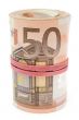 Roll of Euro Bills
