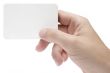 Hand w/ Blank Business Card