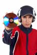 DJ holding a disc