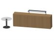 Cabinet with lamp