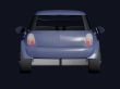 Small blue car