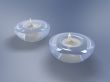 Blue candleholders