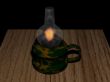 Old oil lamp