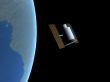 Satellite in earth orbit
