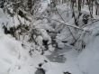 A snowy winter creek