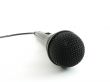 Black microphone