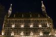 City hall of Aachen (Germany) at night