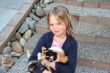 Girl an her cat