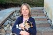 Girl an her cat