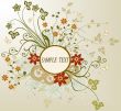 Abstract  floral background  - vector