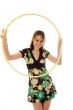 beautiful girl with hoop