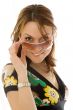 sexy young woman in sun glasses