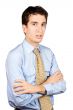 Serious business man