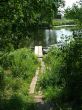 The walkway to the lake